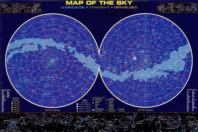 Map of the Sky Poster
36" x 24",ER-PMS