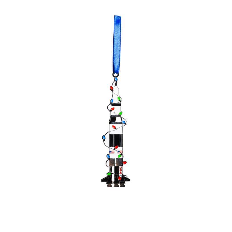 Saturn V w/Lights Ornament,USSRCNV23-305