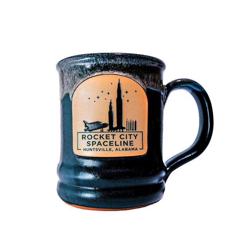 Rocket City Spaceline, Ramsey Mug, Matte Black w/Sand,ROCKET CITY USA,M1120