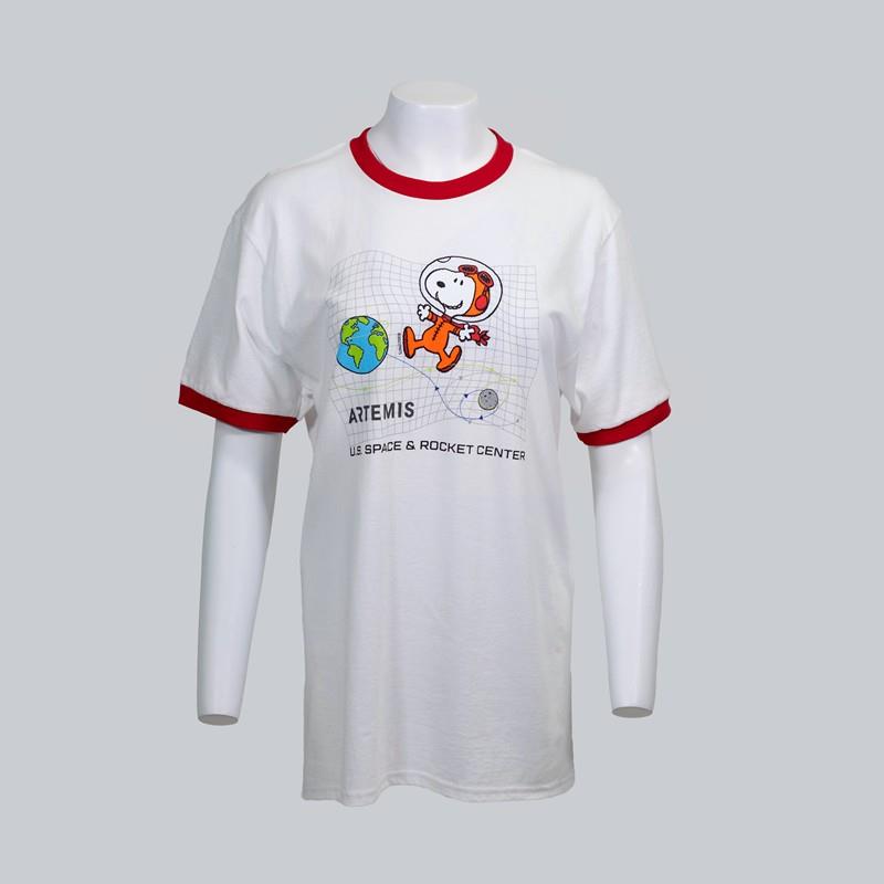 Tee, Artemis Voyager Ringer,PEANUTS,ARTEMISVOYAGERTEE